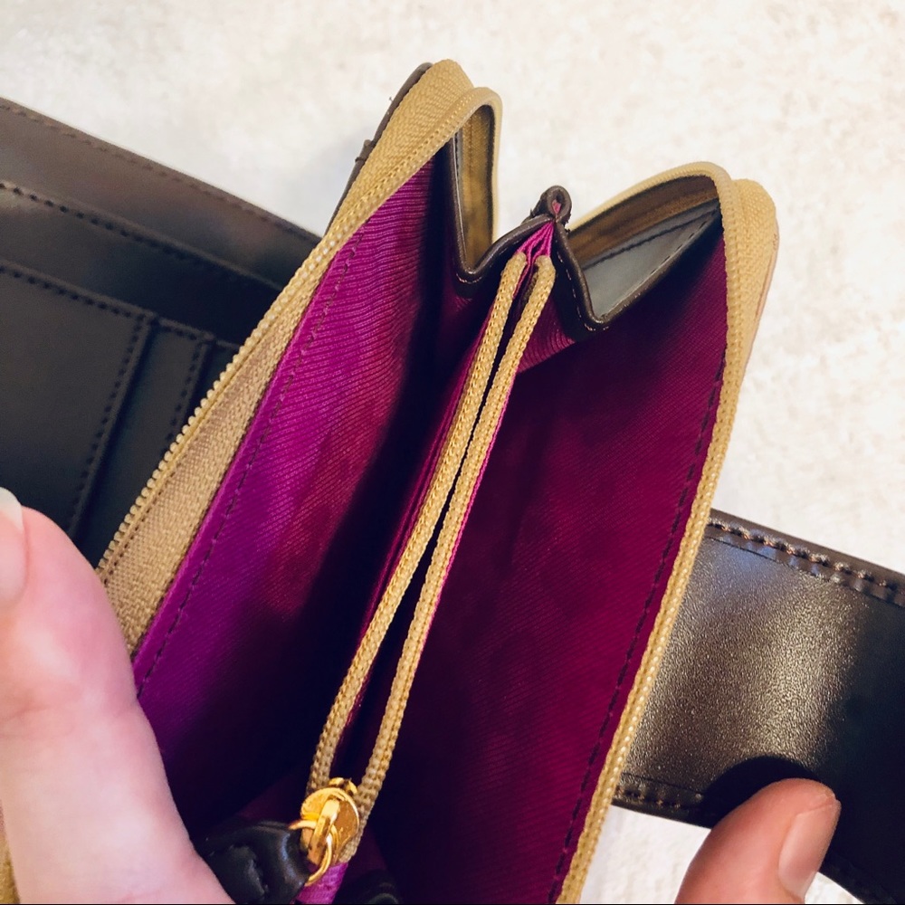 Susan Lucci Tan Brown Rhinestone Wallet - Picture 6 of 6